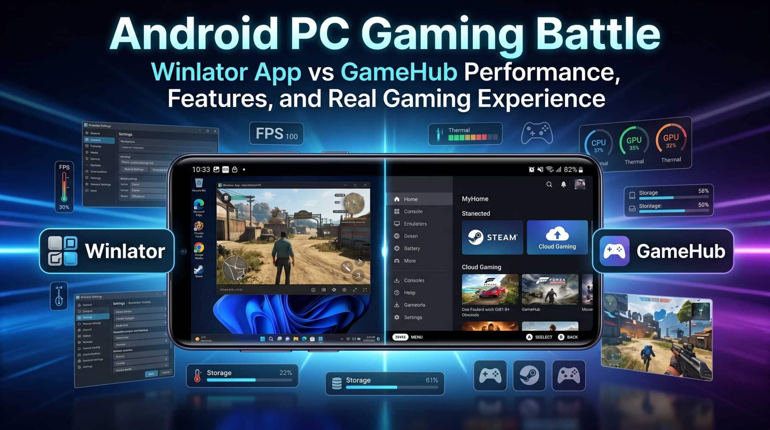 winlator vs gamehub